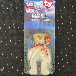 TY teenie beanie baby - Maple the Canada bear